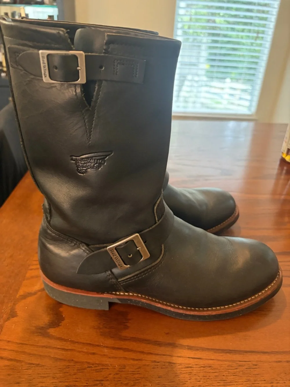 Red Wing Black Harness Leather Engineer Boot 2990  Size 10D EUC - Picture 2 of 8